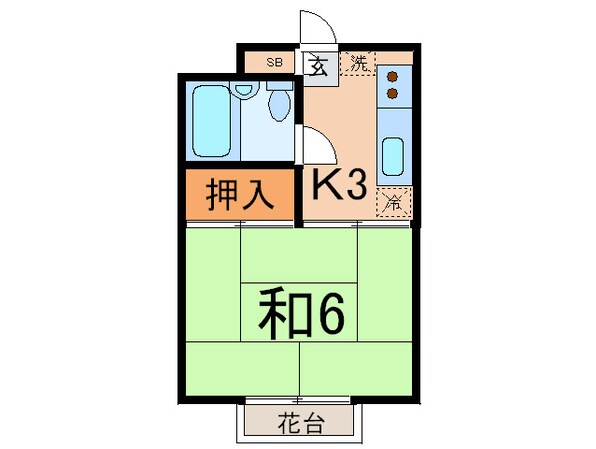 メゾン豊の物件間取画像